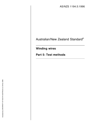 AS/NZS 1194.5:1996