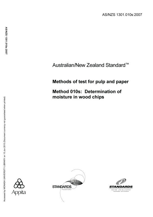 AS/NZS 1301.010S:2007 AS/NZS 1301.010S:2007