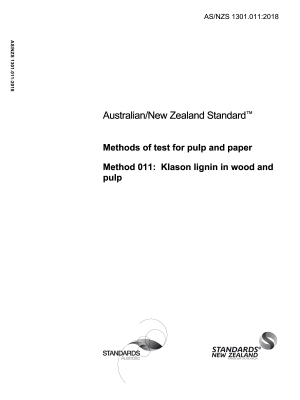 AS/NZS 1301.011:2018