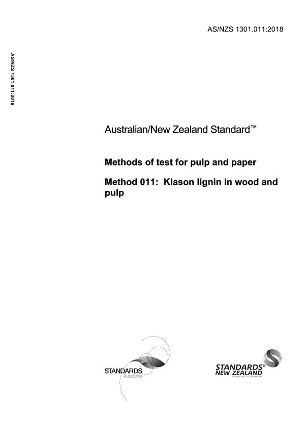 AS/NZS 1301.011:2018 AS/NZS 1301.011:2018