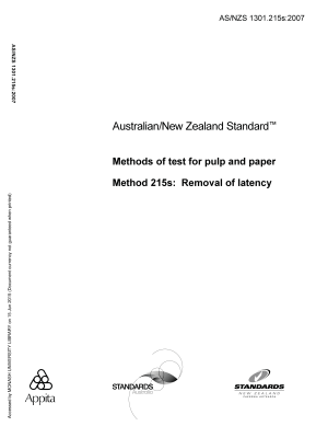 AS/NZS 1301.215S:2007