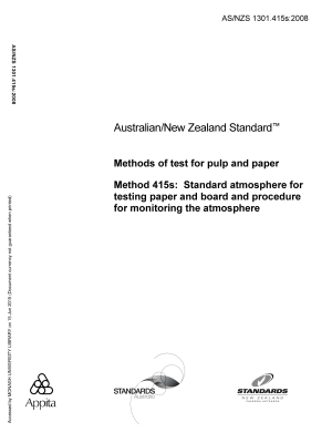 AS/NZS 1301.415S:2008