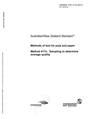AS/NZS 1301.417s:2014