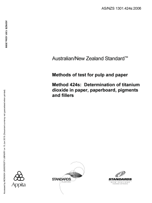 AS/NZS 1301.424s:2006