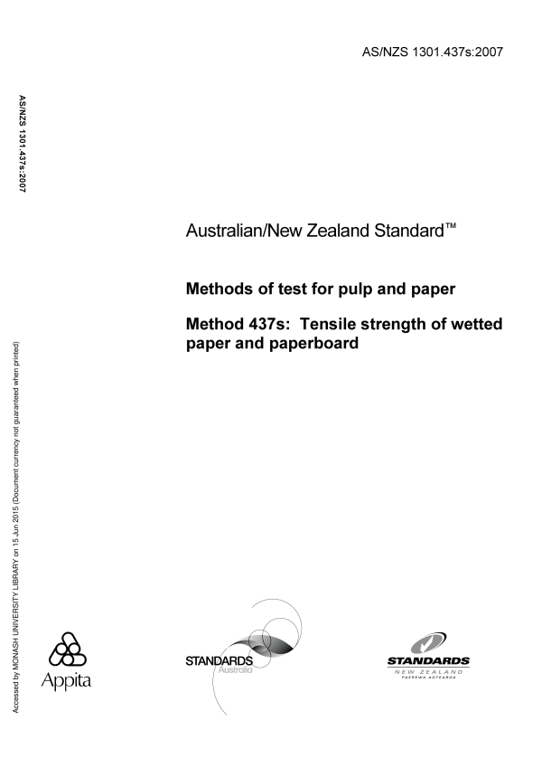 AS/NZS 1301.437S:2007