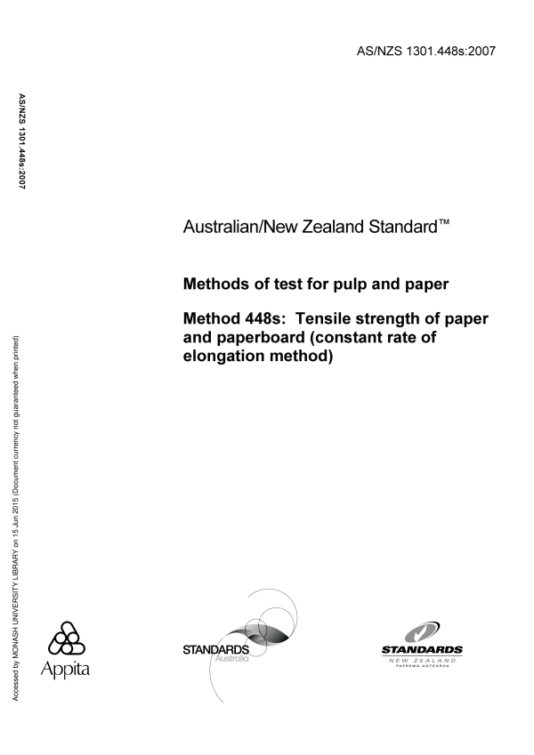 AS/NZS 1301.448S:2007 AS/NZS 1301.448S:2007
