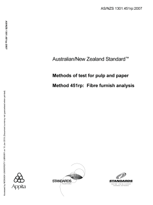 AS/NZS 1301.451RP:2007