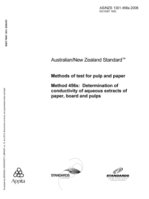 AS/NZS 1301.456S:2006