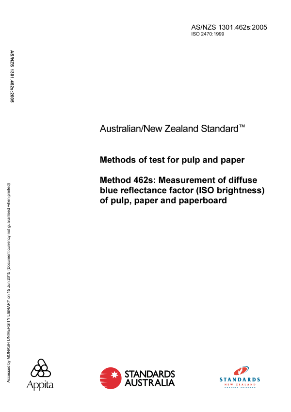 AS/NZS 1301.462S:2005