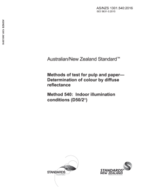 AS/NZS 1301.540:2016