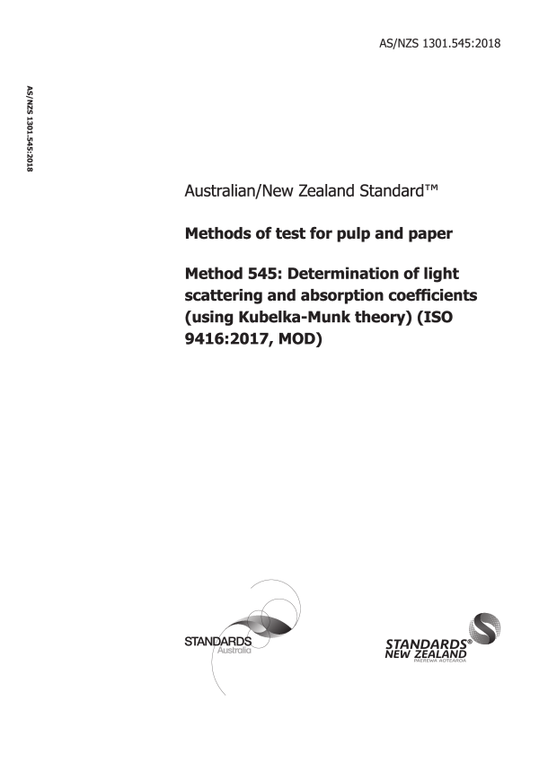 AS/NZS 1301.545:2018