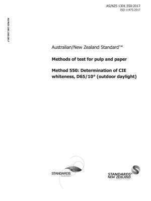 AS/NZS 1301.550:2017
