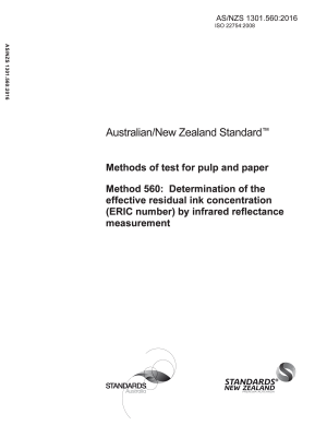AS/NZS 1301.560:2016