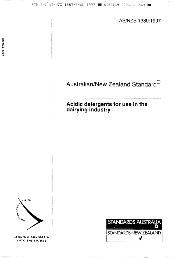 AS/NZS 1389:1997