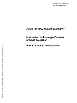 AS/NZS 14598.5:2000