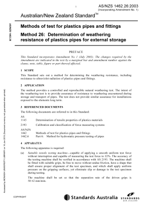 AS/NZS 1462.26:2003