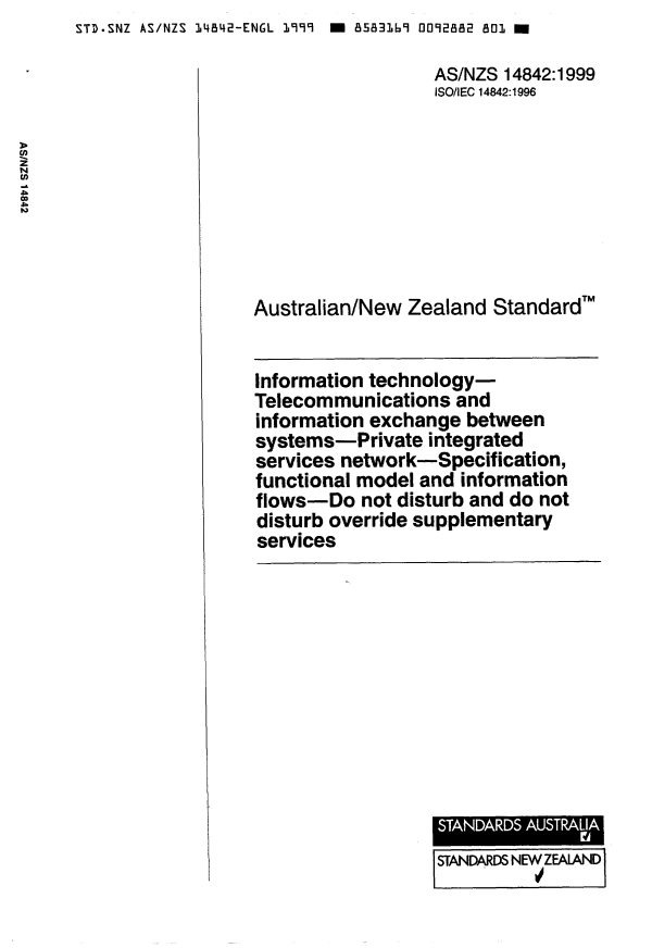 AS/NZS 14842:1999