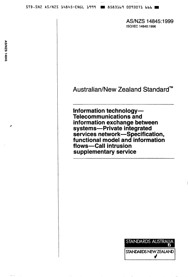 AS/NZS 14845:1999