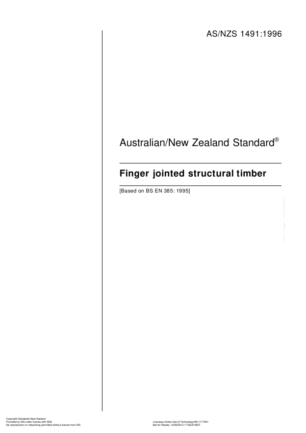 AS/NZS 1491:1996