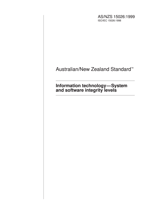 AS/NZS 15026:1999