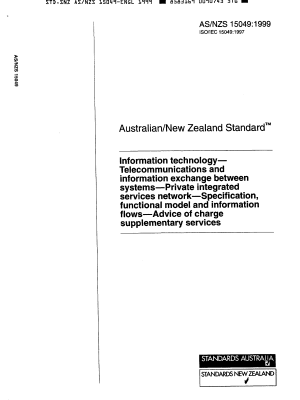 AS/NZS 15049:1999