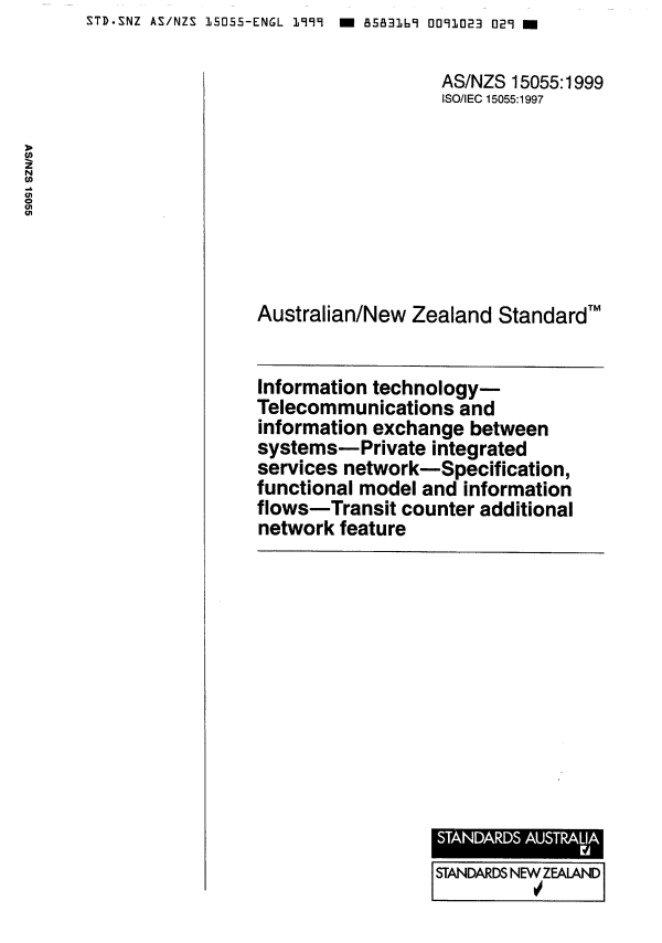 AS/NZS 15055:1999