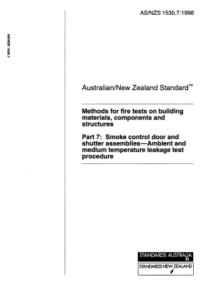 AS/NZS 1530.7:1998