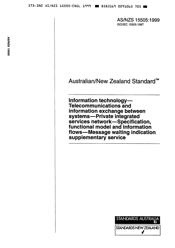 AS/NZS 15505:1999