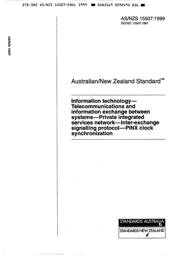 AS/NZS 15507:1999