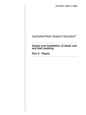 AS/NZS 1562.3:1996