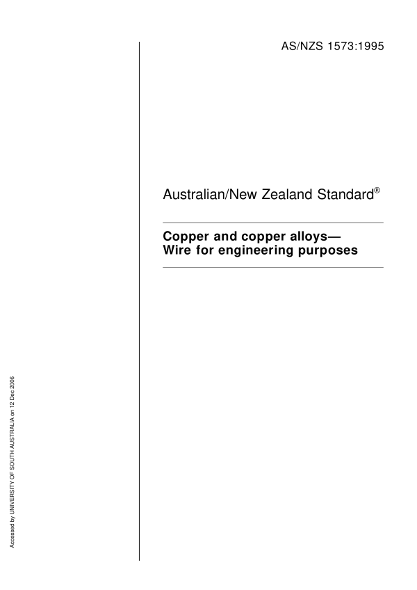 AS/NZS 1573:1995 AS/NZS 1573:1995