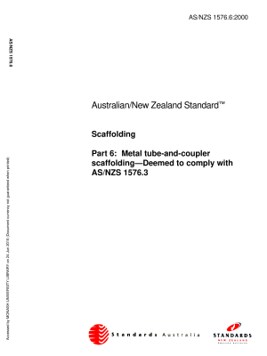 AS/NZS 1576.6:2000