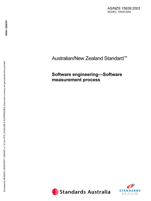 AS/NZS 15939:2003