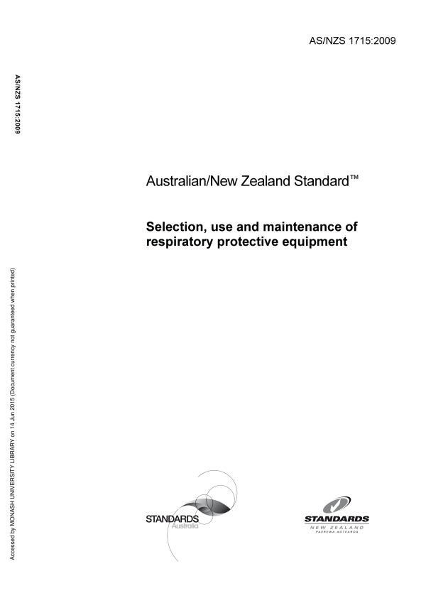 AS/NZS 1715:2009