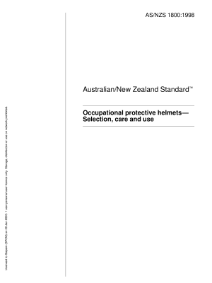 AS/NZS 1800:1998
