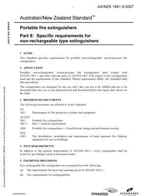 AS/NZS 1841.8:2007
