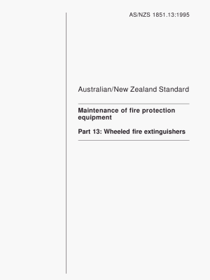 AS/NZS 1851.13:1995