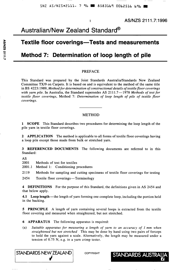 AS/NZS 2111.7:1996 AS/NZS 2111.7:1996