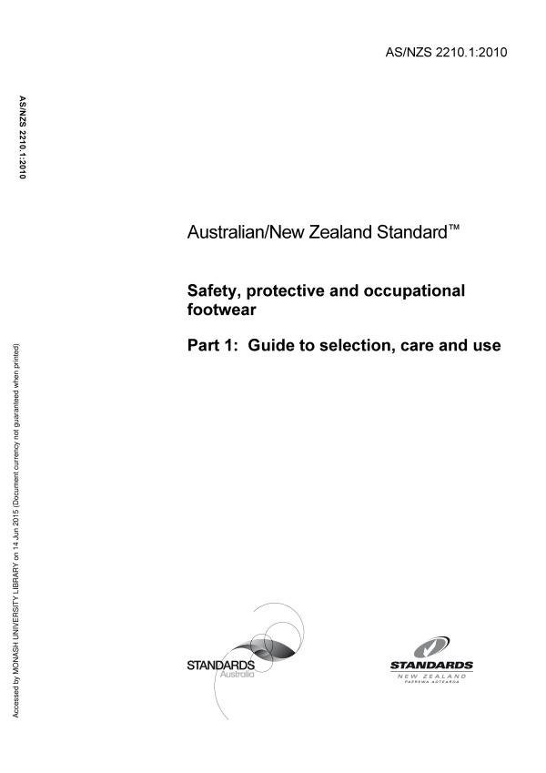 AS/NZS 2210.1:2010 AS/NZS 2210.1:2010