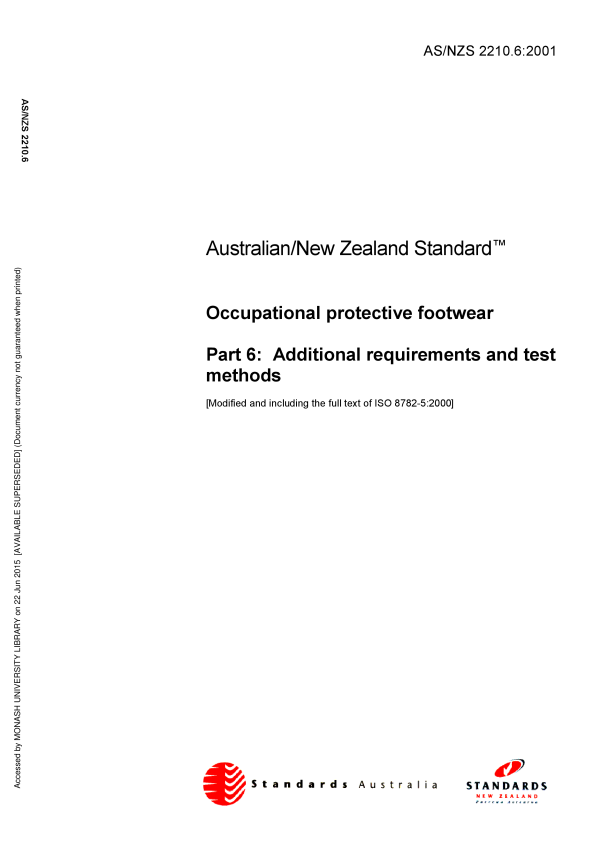 AS/NZS 2210.6:2001