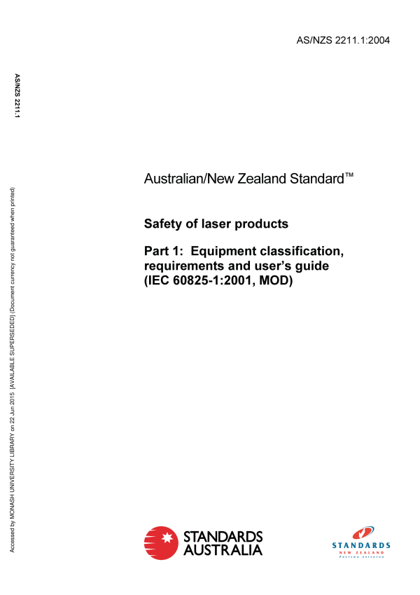 AS/NZS 2211.1:2004
