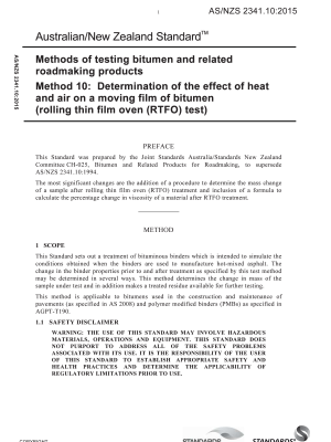 AS/NZS 2341.10:2015