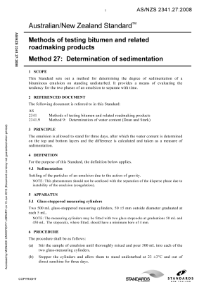 AS/NZS 2341.27:2008