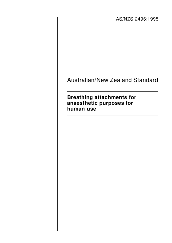AS/NZS 2496:1995