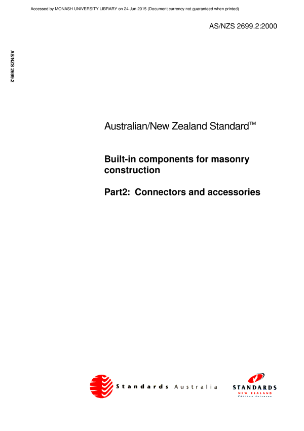 AS/NZS 2699.2:2000