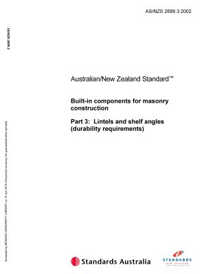 AS/NZS 2699.3:2002