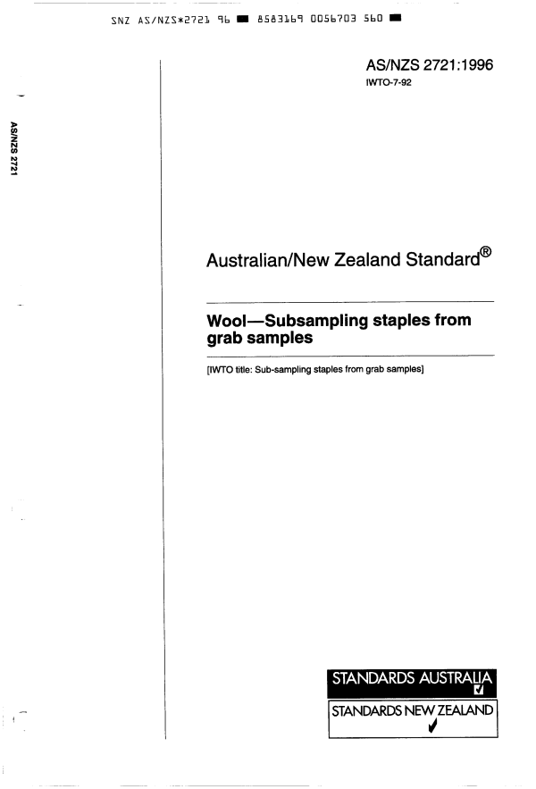 AS/NZS 2721:1996