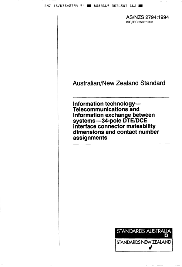AS/NZS 2794:1994
