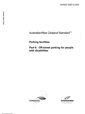AS/NZS 2890.6:2009