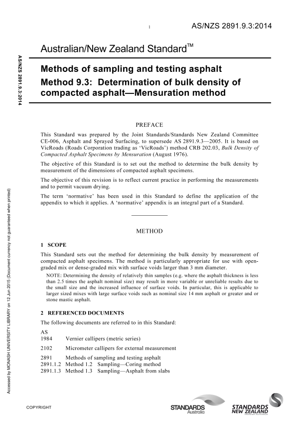 AS/NZS 2891.9.3:2014
